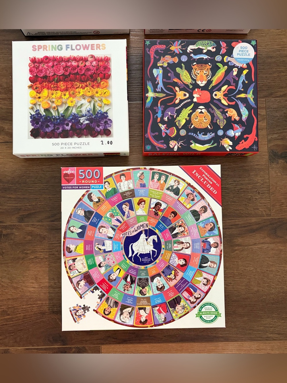 Lot of 3 puzzles - 500 piece